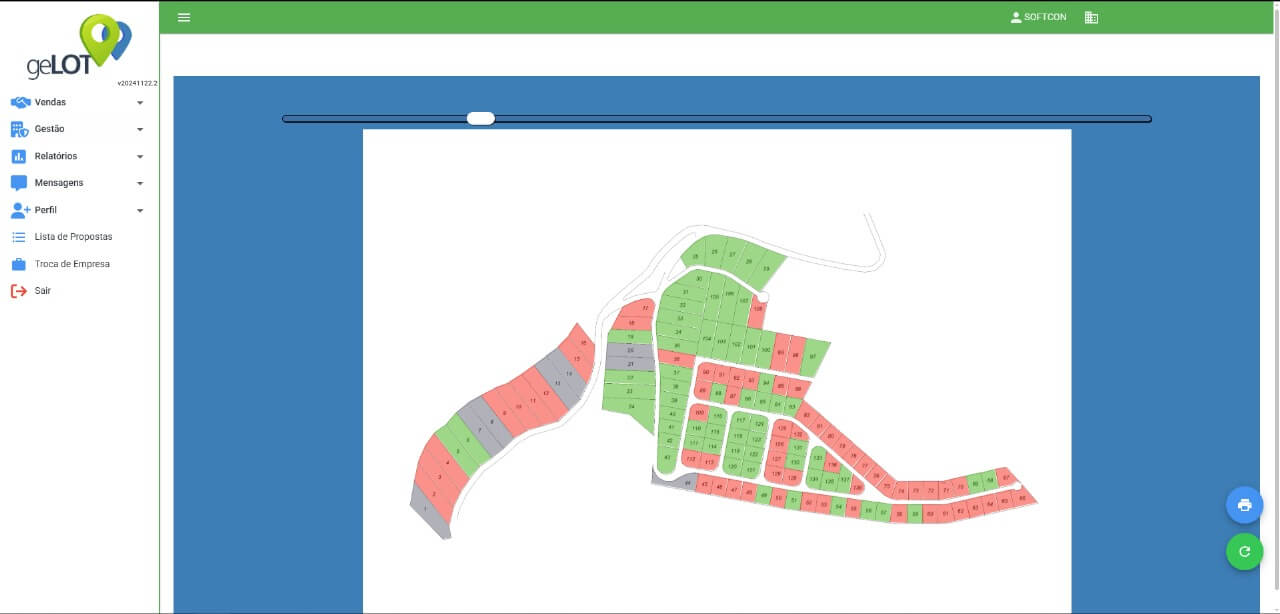App de Vendas - Mapa Interativo